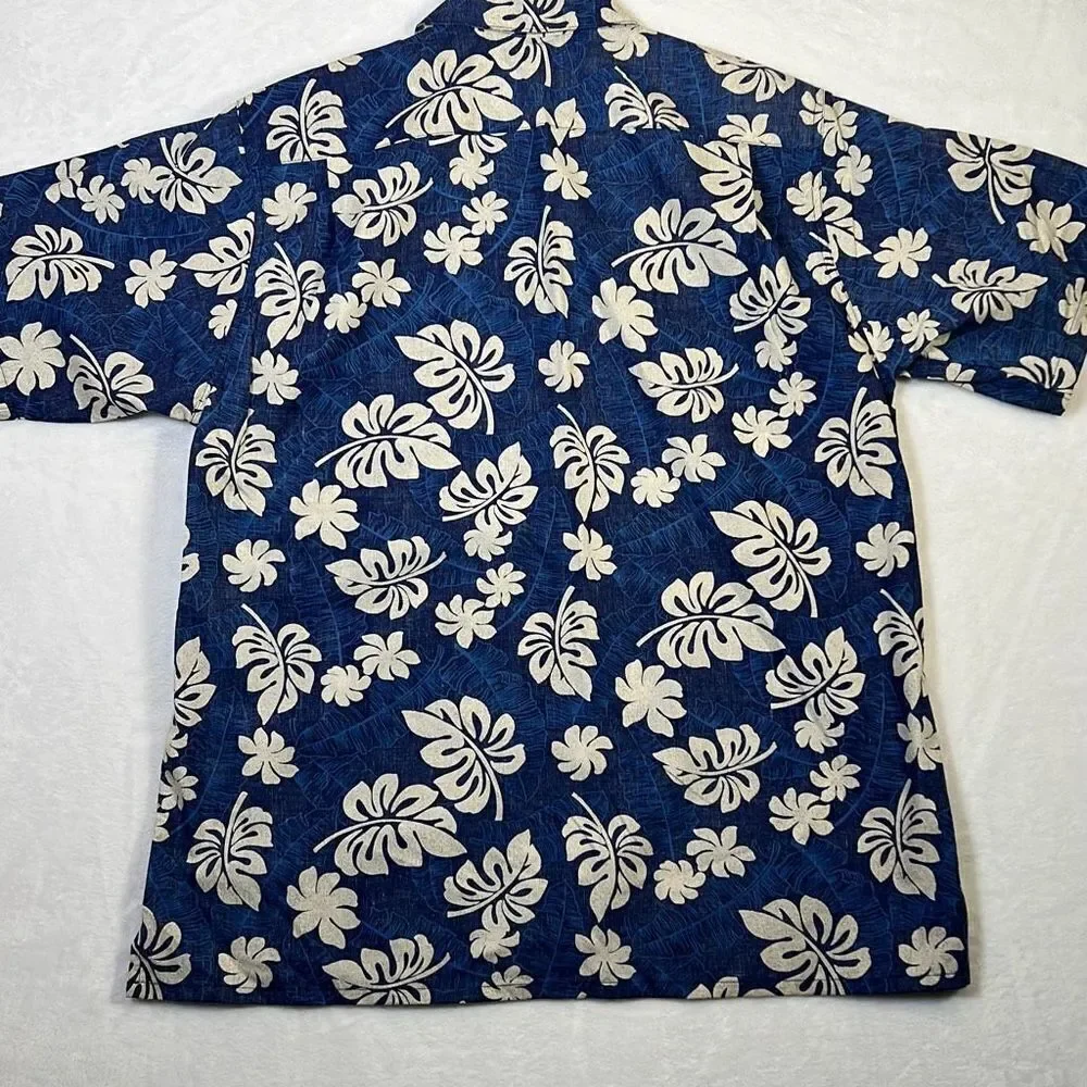 Vintage Hawaiian Go Barefoot short sleeve Button up Shirt USA Made - Mens Medium